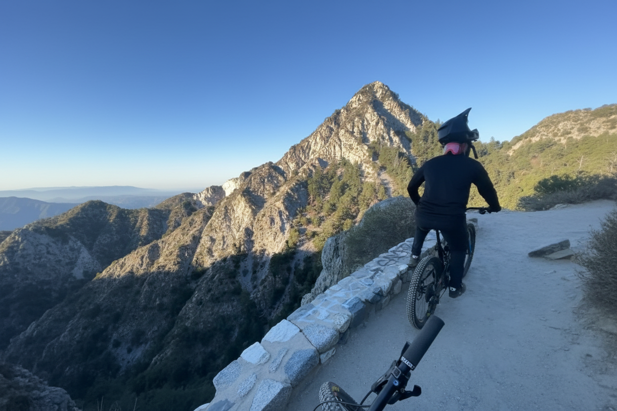 Mountain Biker camiseta negra